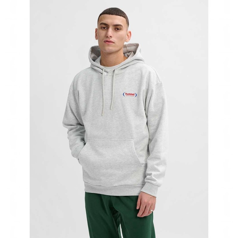 Hummel Felix Loose Hoodie Herr Grå | 515991-818