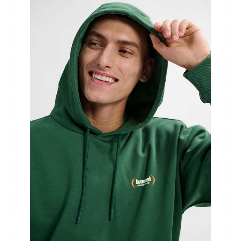 Hummel Felix Loose Hoodie Herr Gröna | 528454-347