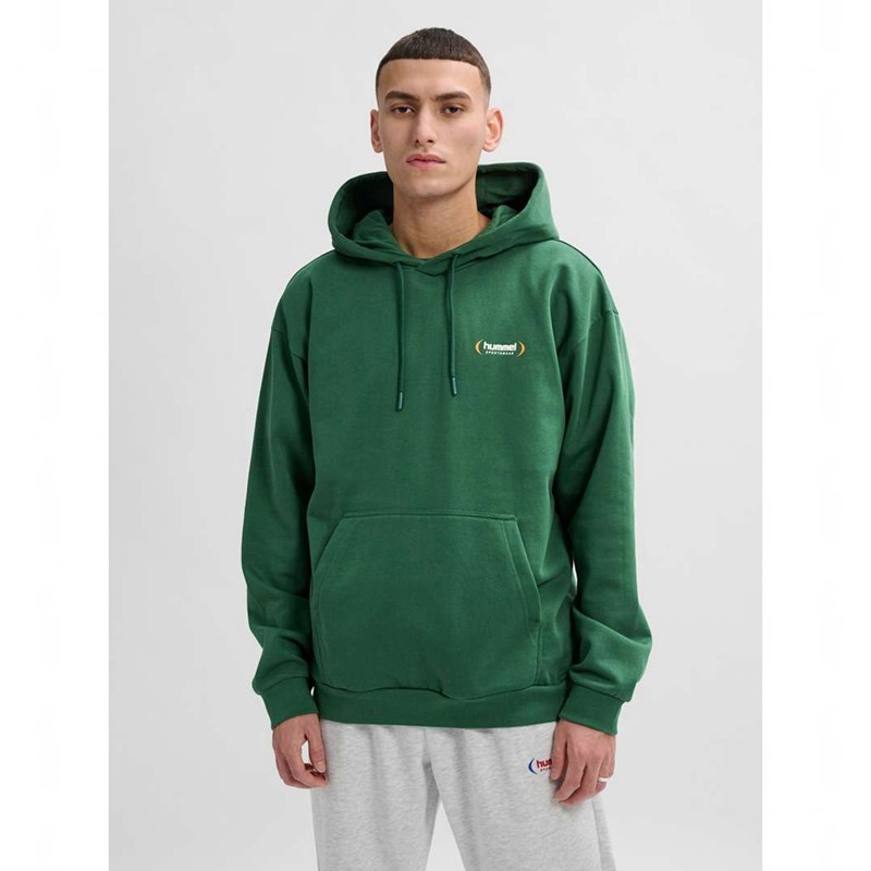 Hummel Felix Loose Hoodie Herr Gröna | 528454-347