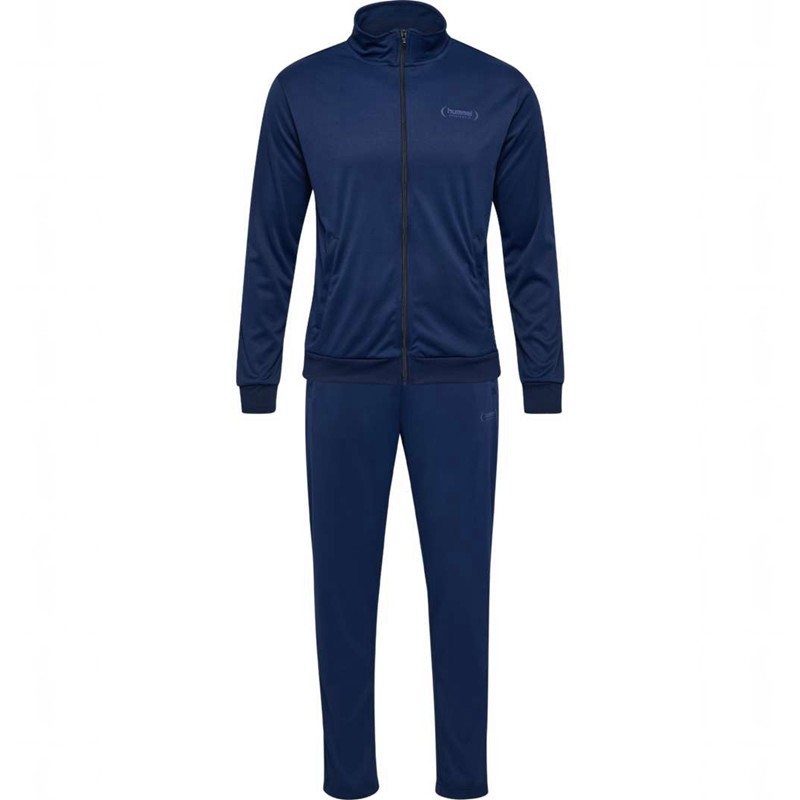 Hummel Felix Poly Tracksuit Sportkläder Herr Marinblå | 613032-681