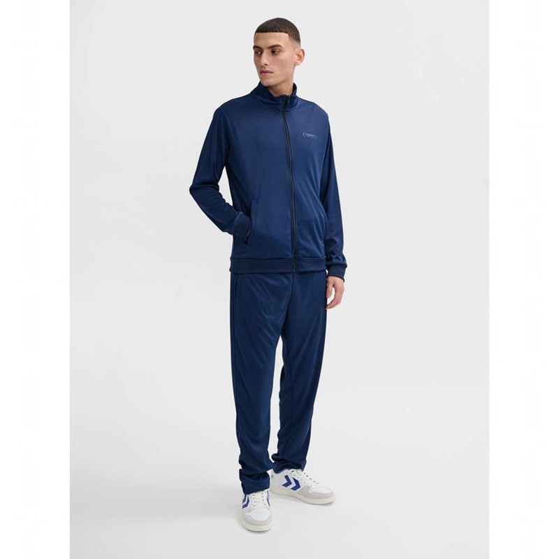 Hummel Felix Poly Tracksuit Sportkläder Herr Marinblå | 613032-681