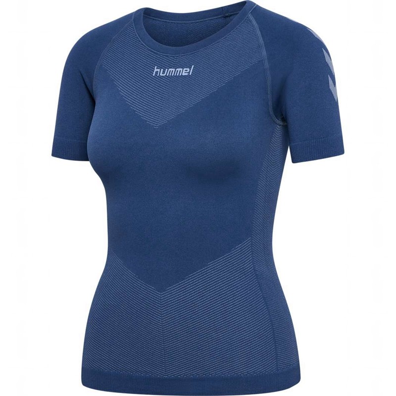Hummel First Seamless Jersey S/S W T-shirt Dam bljue | 132574-066