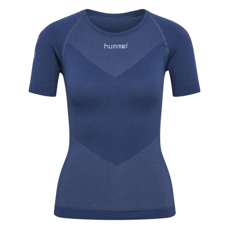 Hummel First Seamless Jersey S/S W T-shirt Dam bljue | 132574-066