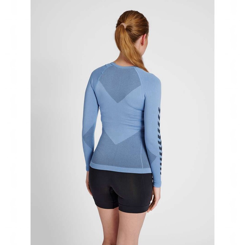 Hummel First Seamless L/S W Baslager Dam Blå | 312608-018
