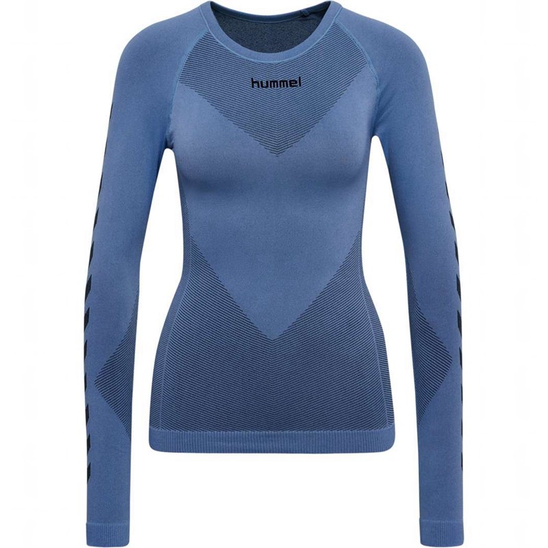 Hummel First Seamless L/S W Baslager Dam Blå | 312608-018