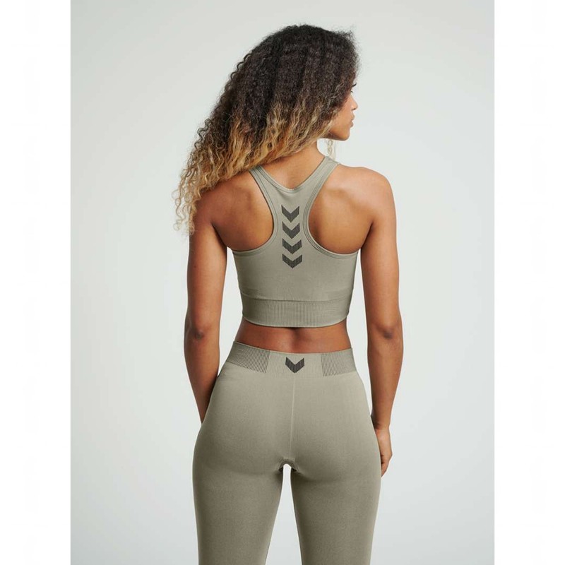 Hummel First Seamless Sport BH Dam Grå | 332823-062