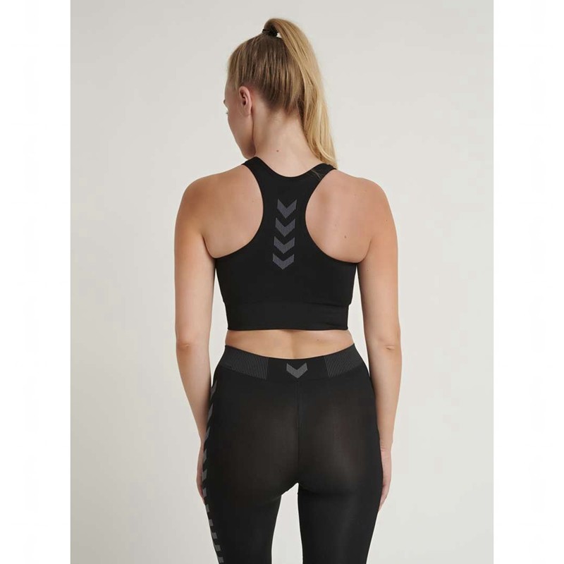 Hummel First Seamless Sport BH Dam Svarta | 007178-052