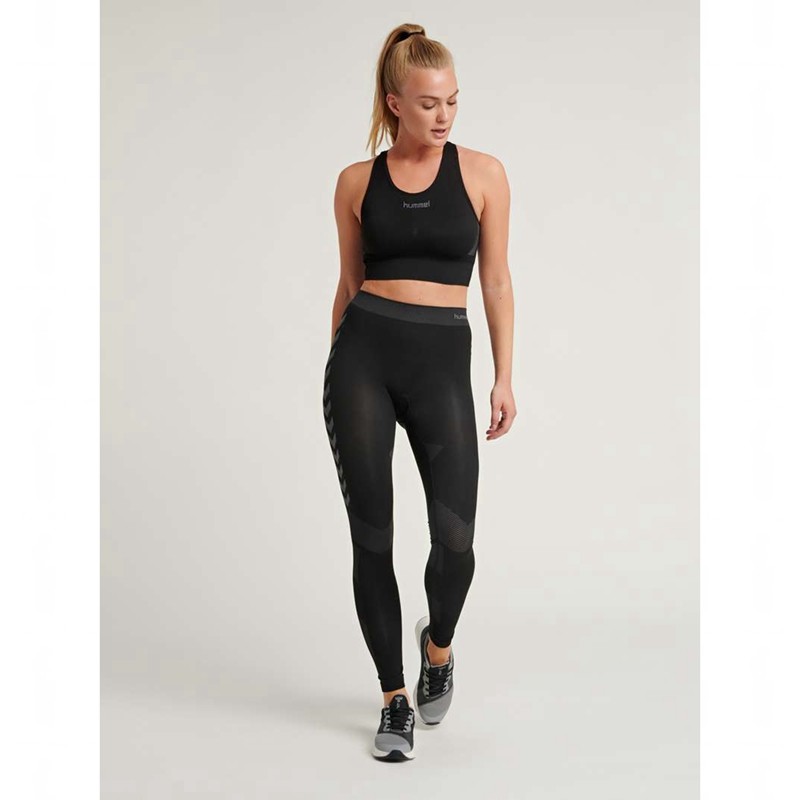 Hummel First Seamless Strumpbyxor Dam Svarta | 523563-314