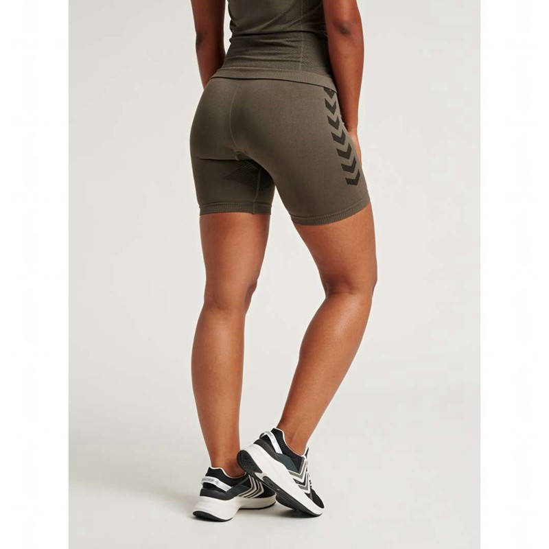 Hummel First Seamless Tr Sht Tigh W Jackor Dam Gröna | 500514-040