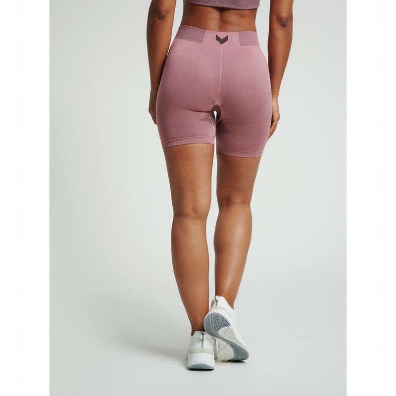 Hummel First Seamless Tr Sht Tigh W Shorts Dam Rosa | 240231-180