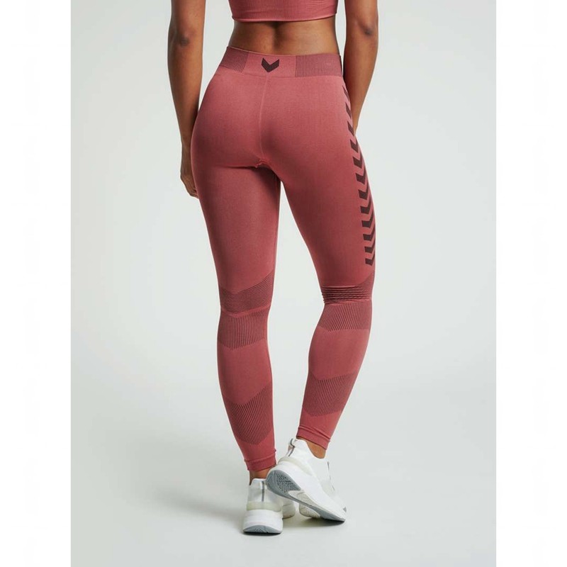 Hummel First Seamless Tr W Strumpbyxor Dam Röda | 072227-849