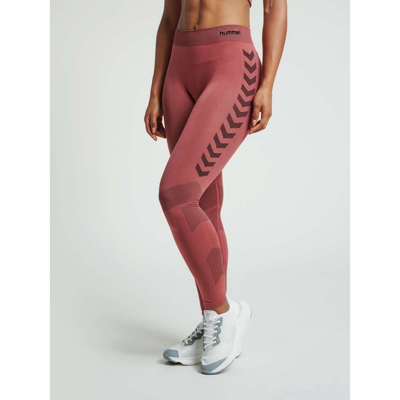 Hummel First Seamless Tr W Strumpbyxor Dam Röda | 072227-849