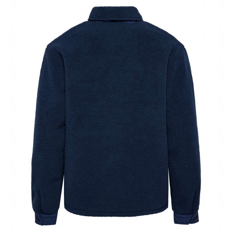 Hummel Fleece Overshirt Sportswear Jackor Dam Marinblå | 180025-428