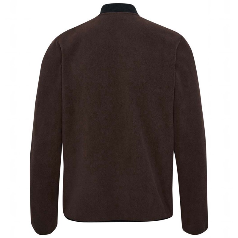 Hummel Fleece Zip Bee Jackor Herr Choklad | 543715-117