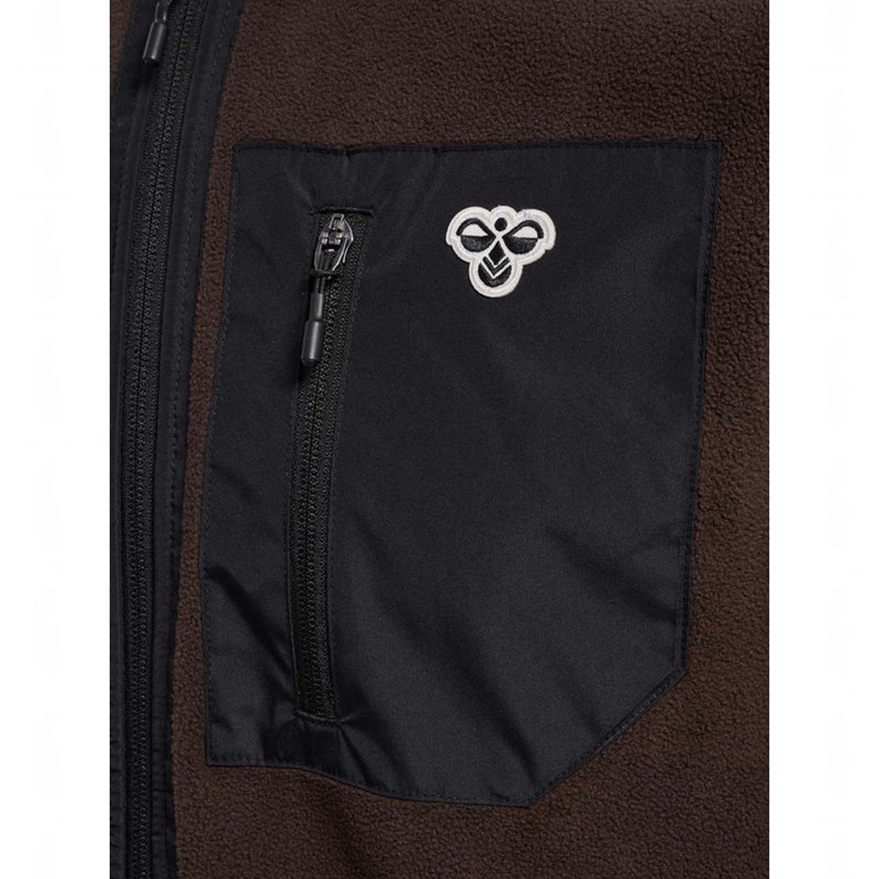 Hummel Fleece Zip Bee Jackor Herr Choklad | 543715-117