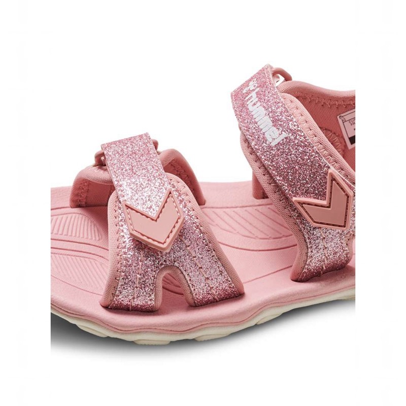 Hummel Glitter Jr Sandaler Barn Rosa | 256240-636