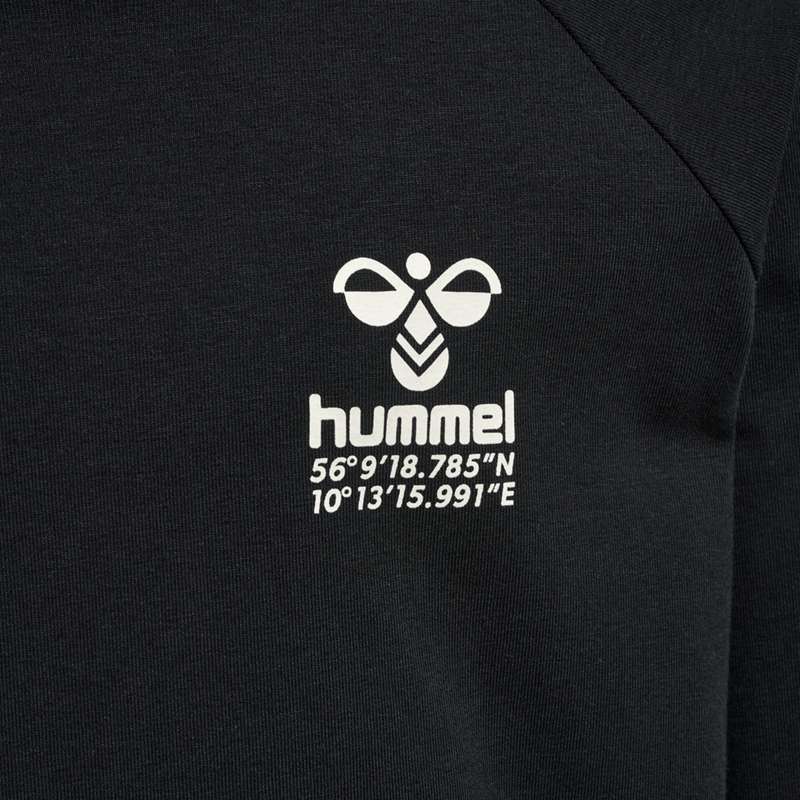 Hummel Global L/S T-shirt Barn Svarta | 778559-040