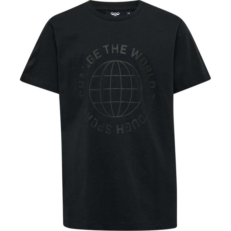 Hummel Global S/S T-shirt Barn Svarta | 354690-146