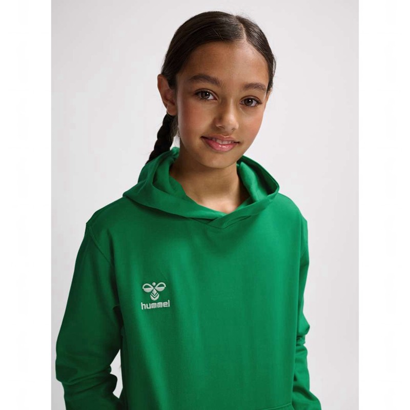 Hummel Go 2.0 Hoodie Barn Gröna | 778210-602