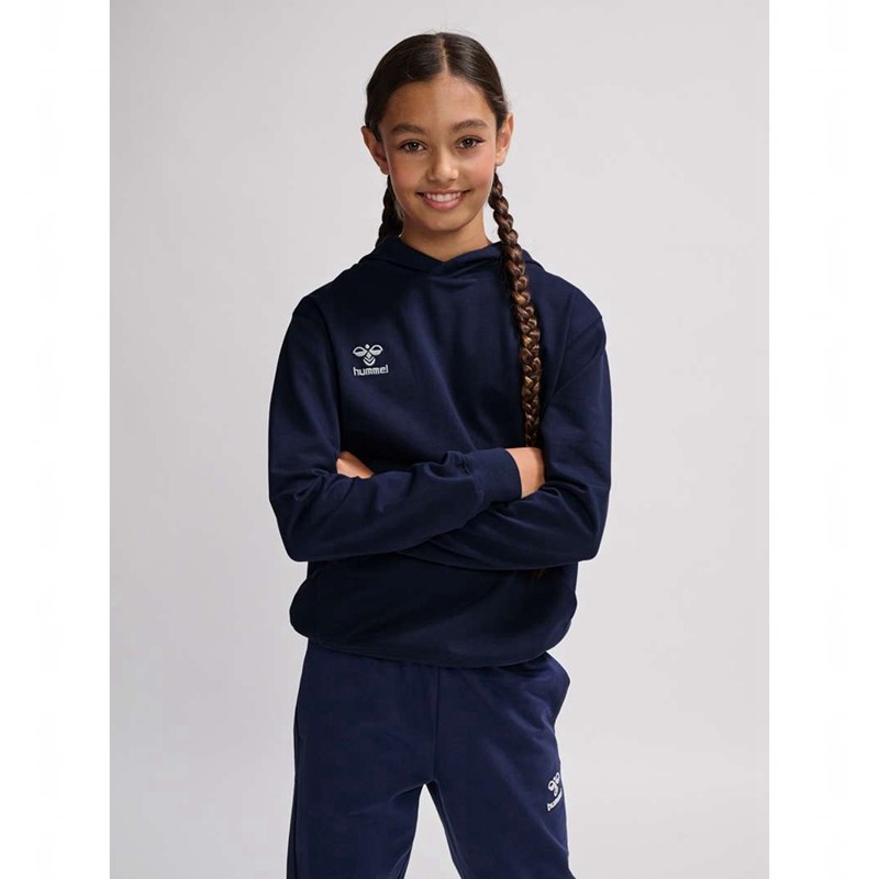 Hummel Go 2.0 Hoodie Barn Marinblå | 455144-641