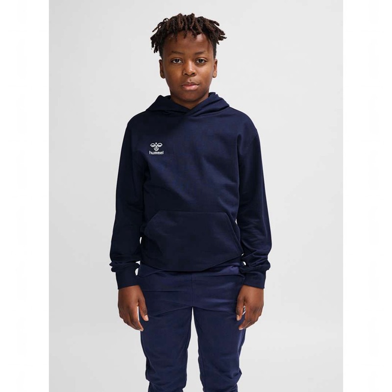 Hummel Go 2.0 Hoodie Barn Marinblå | 455144-641