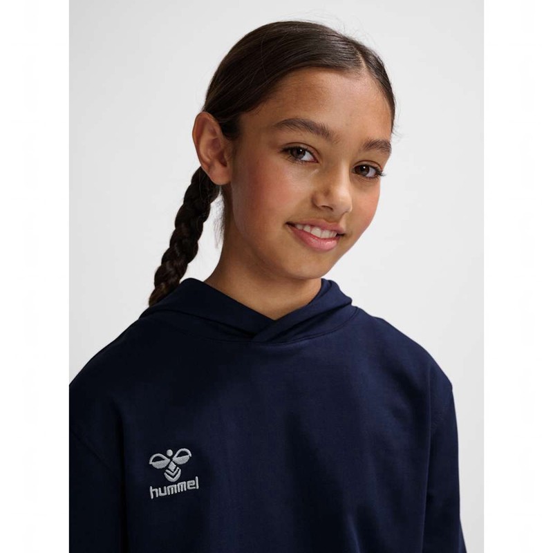Hummel Go 2.0 Hoodie Barn Marinblå | 455144-641