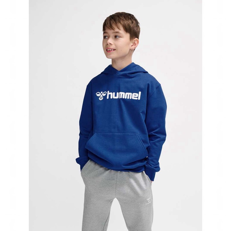 Hummel Go 2.0 Logo Hoodie Barn Blå | 116481-086