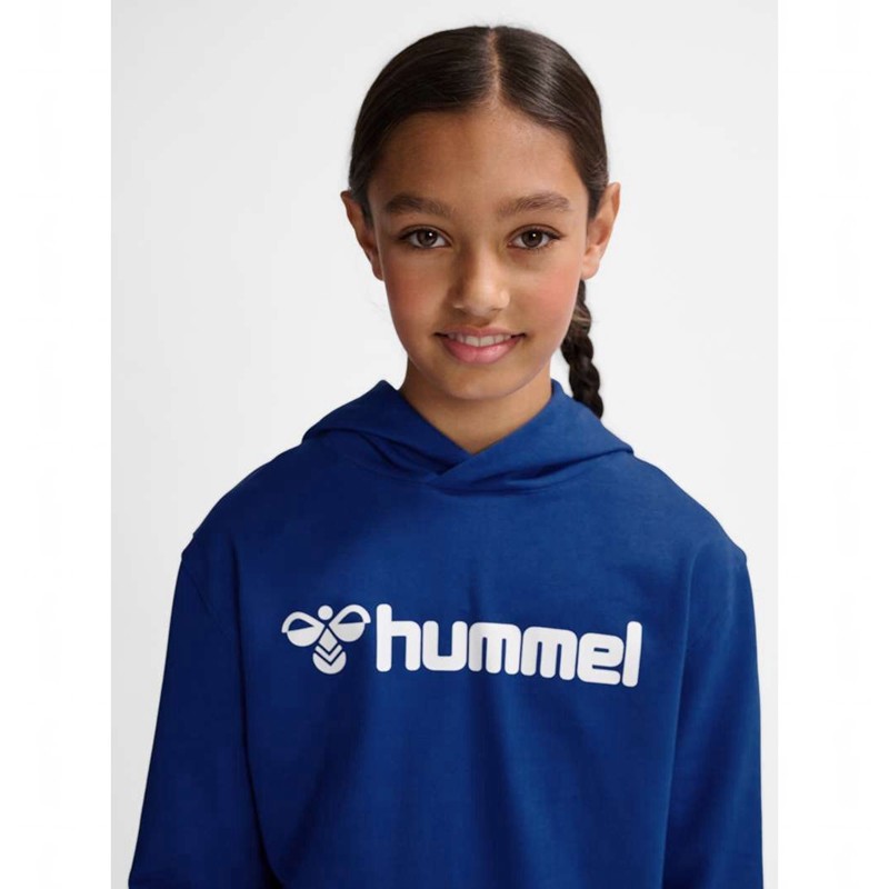 Hummel Go 2.0 Logo Hoodie Barn Blå | 116481-086