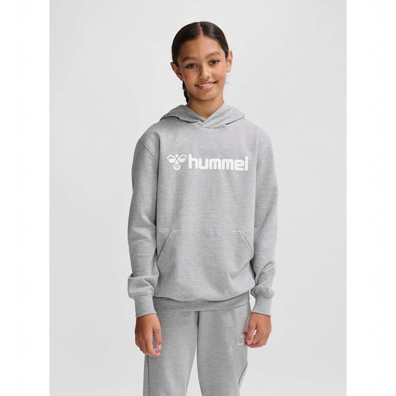Hummel Go 2.0 Logo Hoodie Barn Grå | 450375-960
