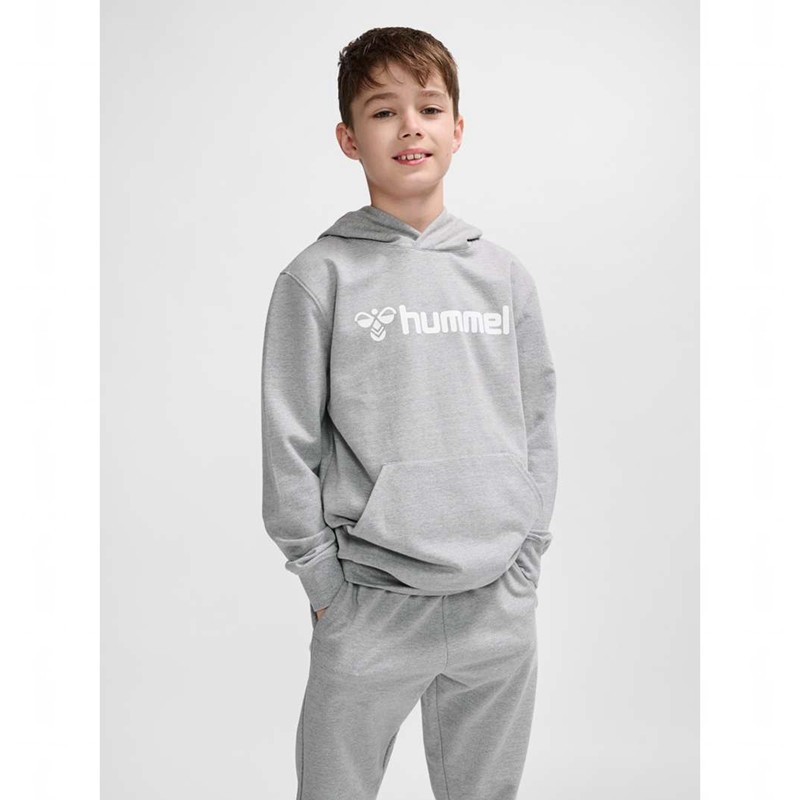 Hummel Go 2.0 Logo Hoodie Barn Grå | 450375-960