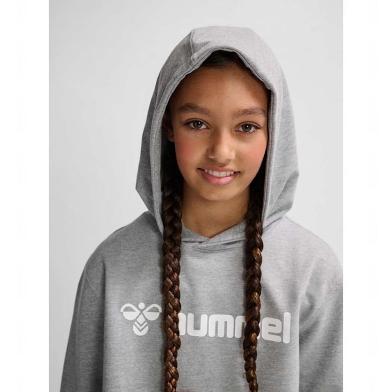 Hummel Go 2.0 Logo Hoodie Barn Grå | 450375-960