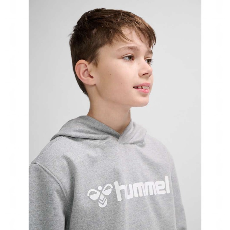 Hummel Go 2.0 Logo Hoodie Barn Grå | 450375-960