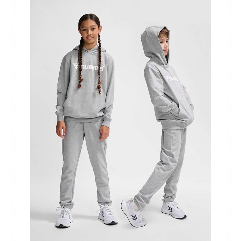 Hummel Go 2.0 Logo Hoodie Barn Grå | 450375-960