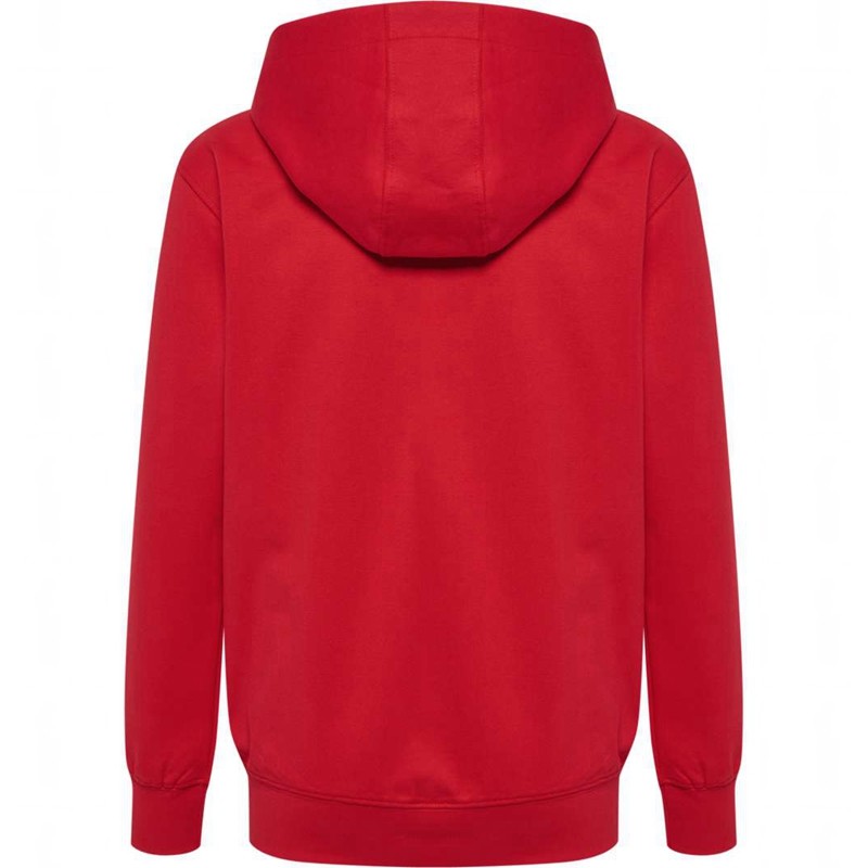 Hummel Go 2.0 Logo Hoodie Barn Röda | 858408-338