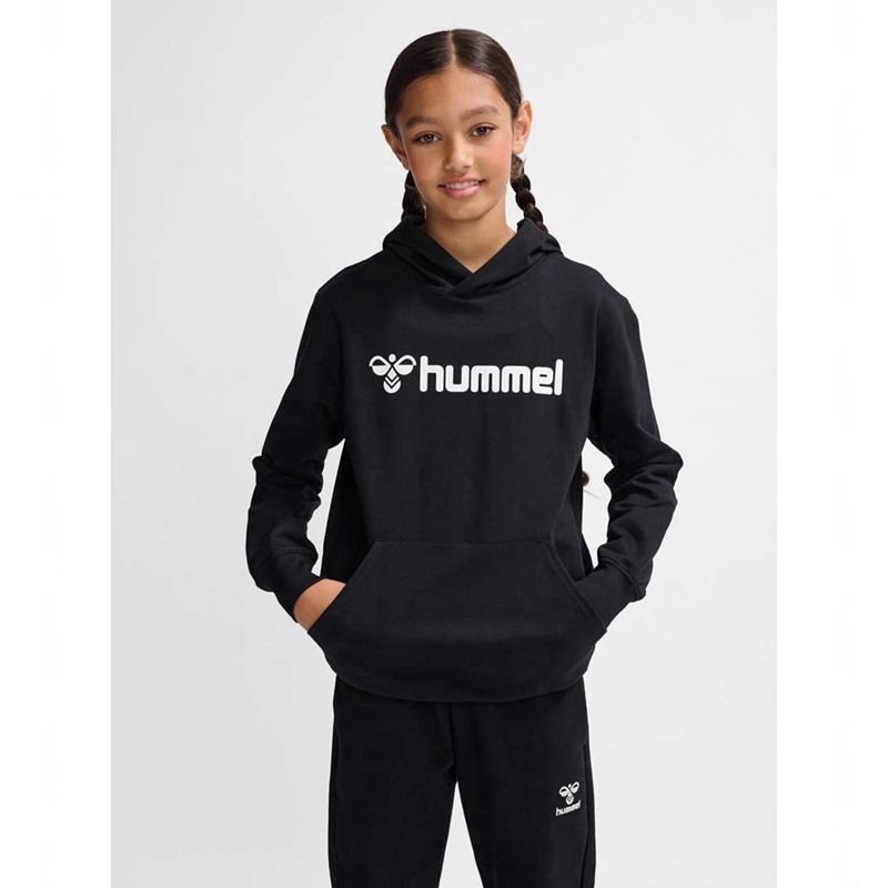 Hummel Go 2.0 Logo Hoodie Barn Svarta | 163943-504