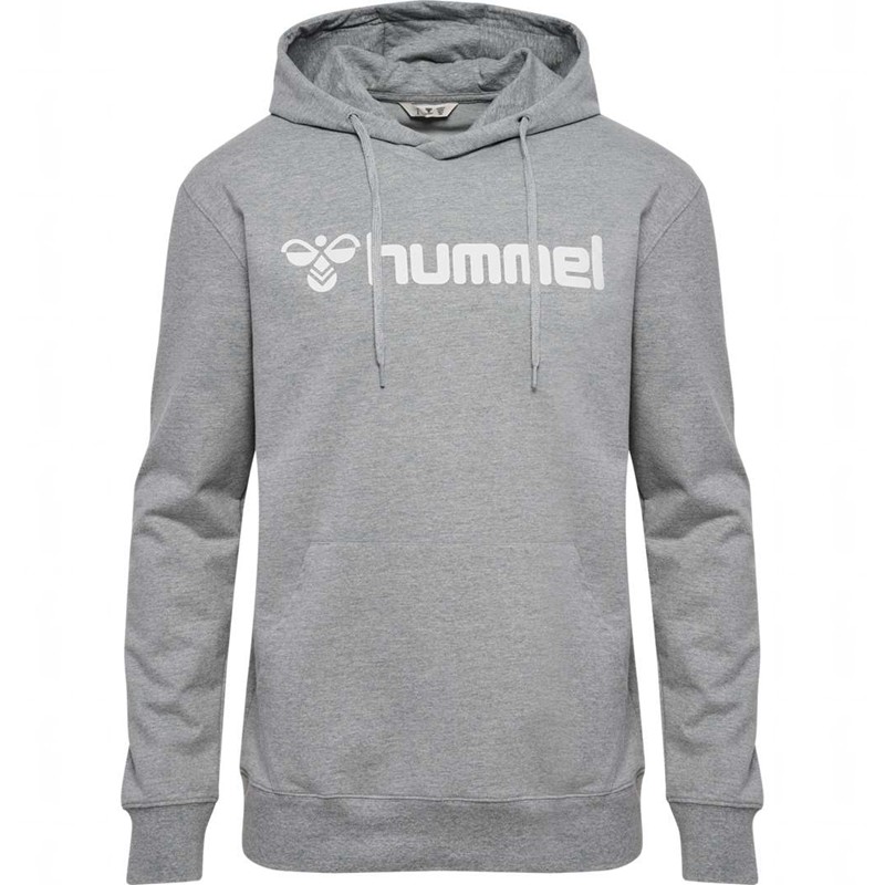 Hummel Go 2.0 Logo Hoodie Herr Grå | 338927-399