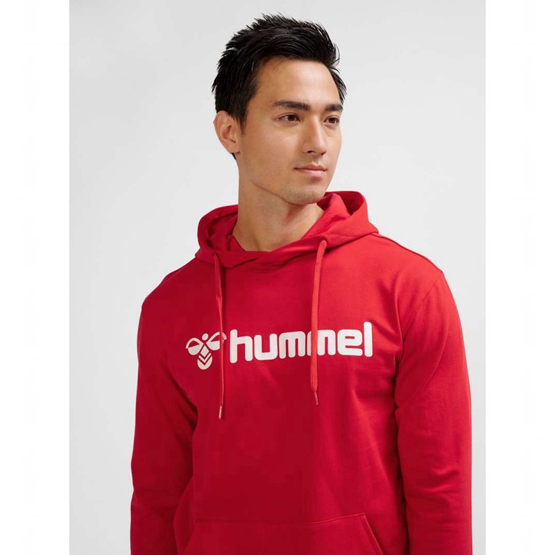 Hummel Go 2.0 Logo Hoodie Herr Röda | 625647-029