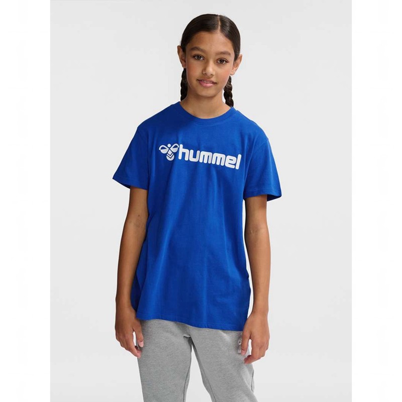 Hummel Go 2.0 Logo S/S Set Barn Blå | 796709-532