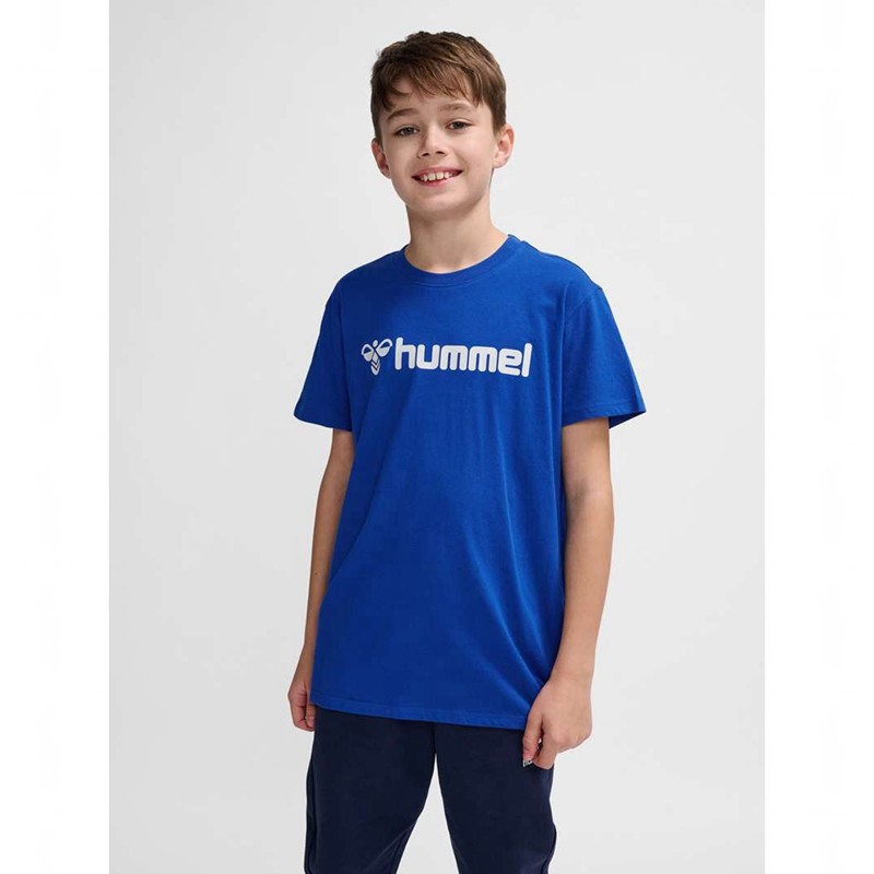 Hummel Go 2.0 Logo S/S Set Barn Blå | 796709-532