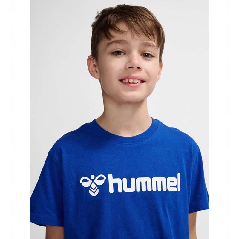 Hummel Go 2.0 Logo S/S Set Barn Blå | 796709-532
