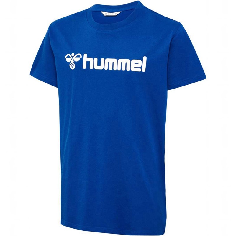 Hummel Go 2.0 Logo S/S Set Barn Blå | 796709-532