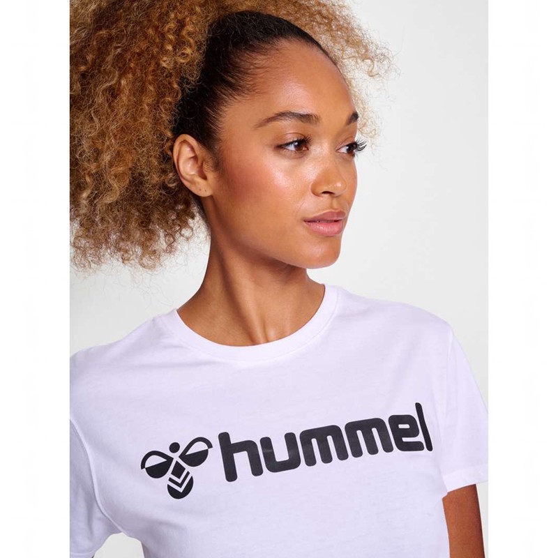 Hummel Go 2.0 Logo S/S Sport BH Dam Vita | 382724-751