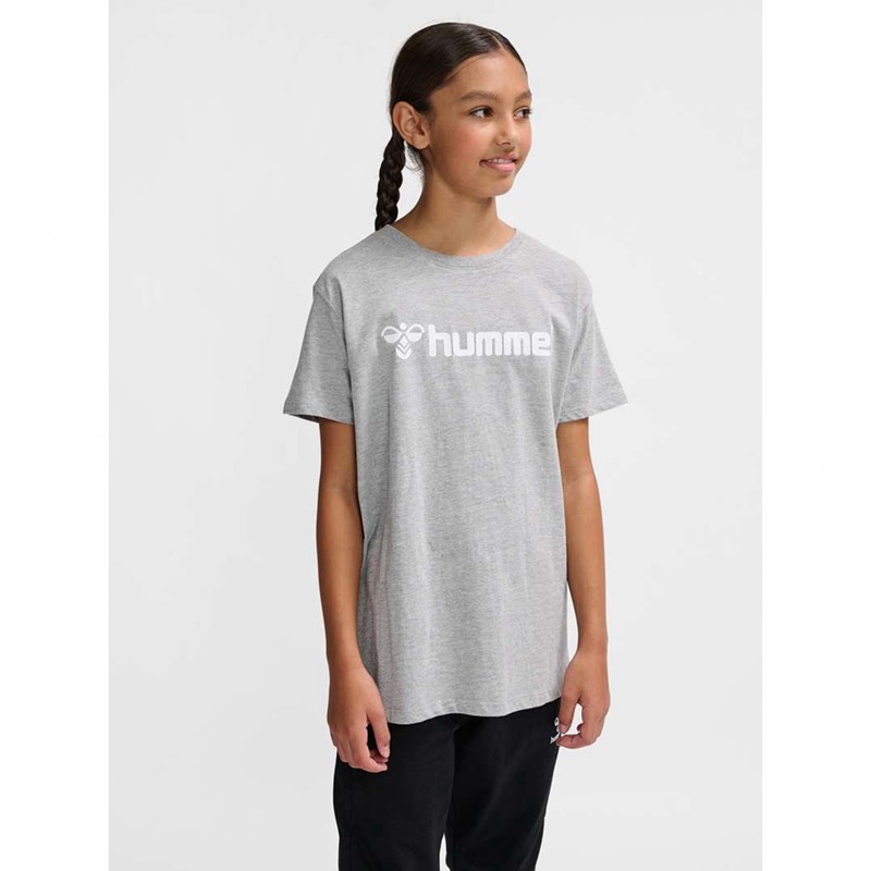 Hummel Go 2.0 Logo S/S T-shirt Barn Grå | 678384-943