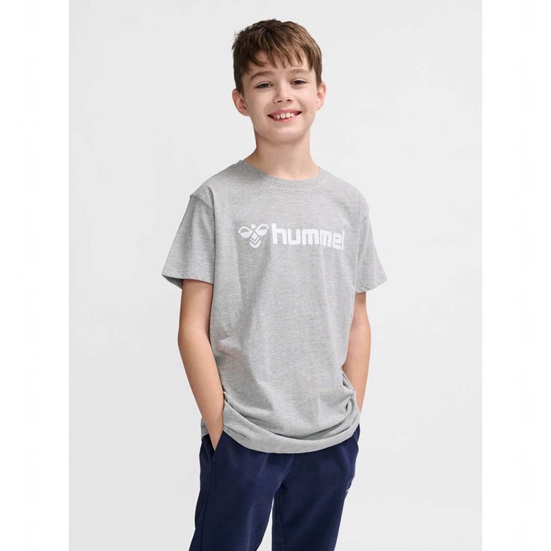 Hummel Go 2.0 Logo S/S T-shirt Barn Grå | 678384-943