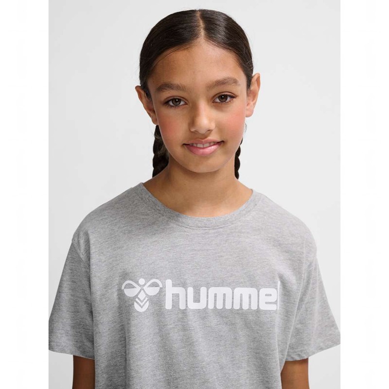 Hummel Go 2.0 Logo S/S T-shirt Barn Grå | 678384-943