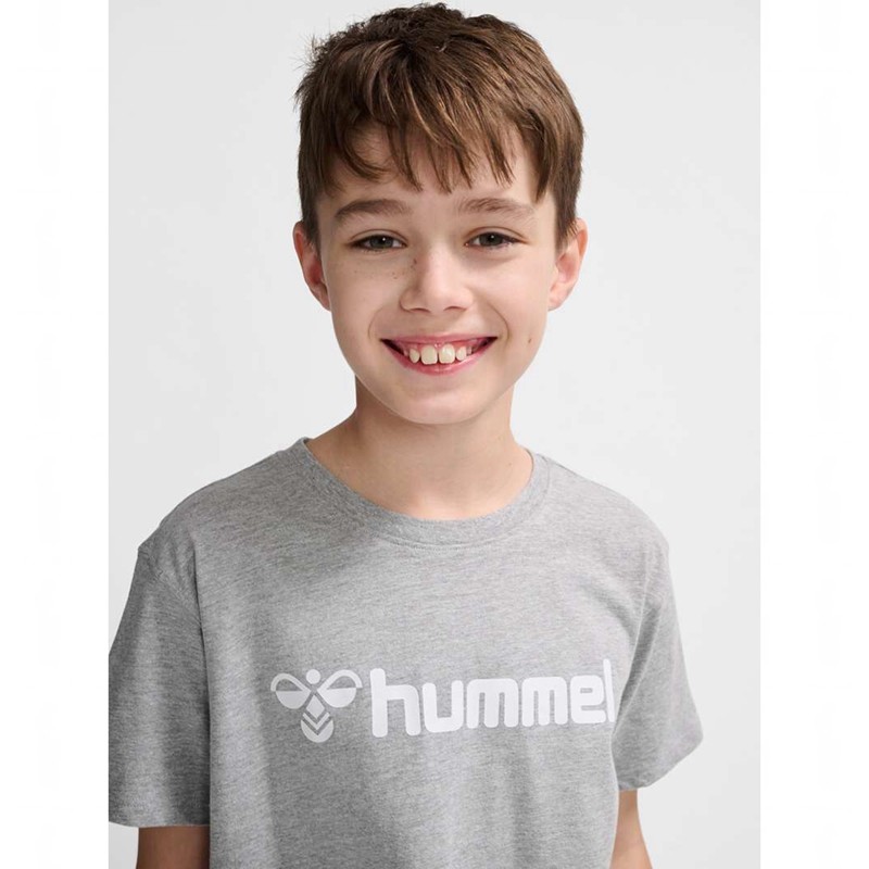 Hummel Go 2.0 Logo S/S T-shirt Barn Grå | 678384-943