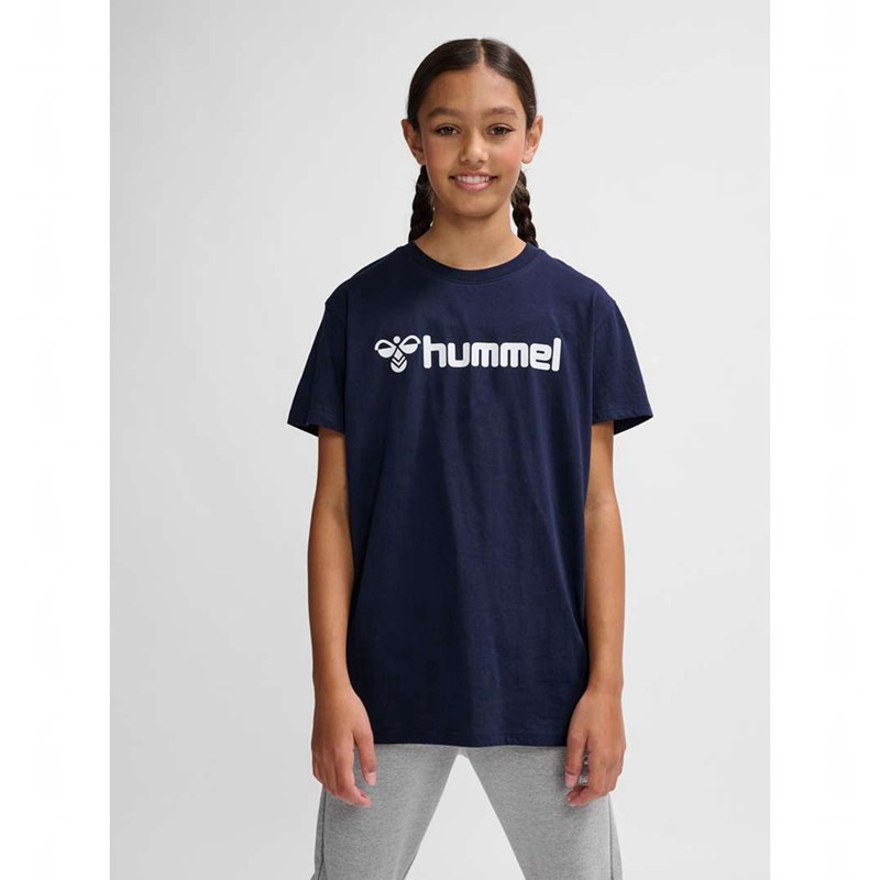 Hummel Go 2.0 Logo S/S T-shirt Barn Marinblå | 898404-430