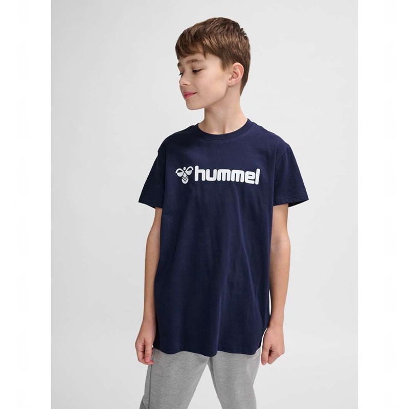 Hummel Go 2.0 Logo S/S T-shirt Barn Marinblå | 898404-430