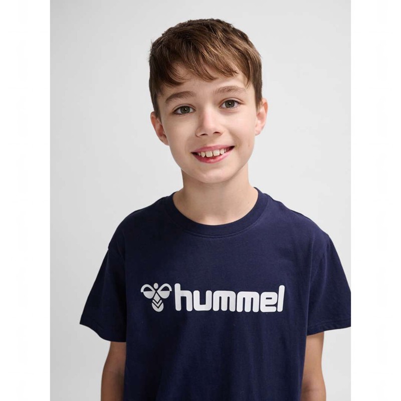 Hummel Go 2.0 Logo S/S T-shirt Barn Marinblå | 898404-430