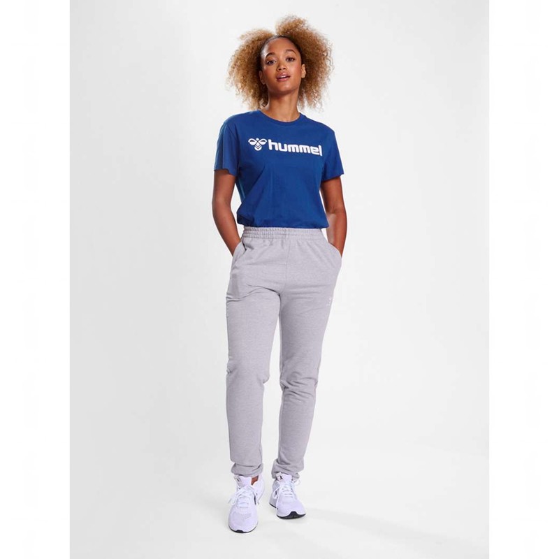 Hummel Go 2.0 Logo S/S T-shirt Dam Blå | 121902-517